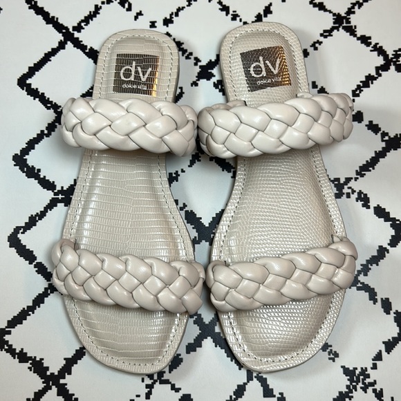 Dolce Vita Braided Slide Sandals - Chic and Stylish, US Size 6.5 - EUC - Picture 1 of 10